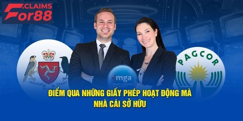 Tìm hiểu các loại giấy phép hoạt động For88 đang sở hữu